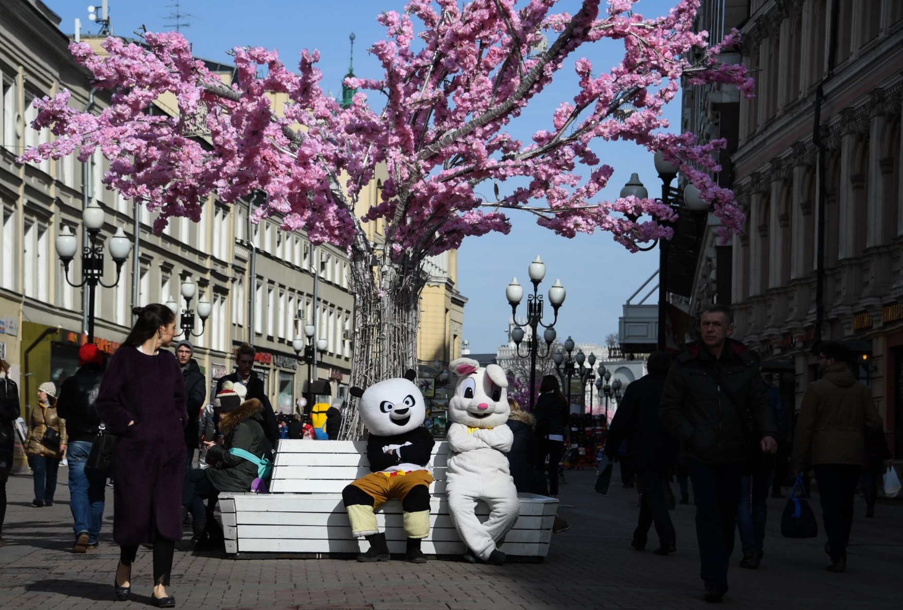 Москва в апреле